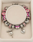 Pink Butterfly Graduation Bracelet & Necklace Set