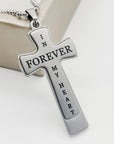 Forever in my Heart Men's Cross Necklace
