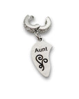 "Aunt" Half Heart Clip-on Charm