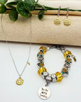 You Are My Sunshine Gift Set - Bracelet, Necklace & Earrings