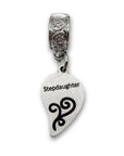 "Stepdaughter" Half Heart Clip-on Charm