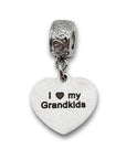 "I Love My Grandkids" Clip-on Charm
