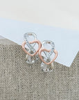 Rose Gold Bracelet and Earring Set