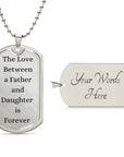 Father Daughter Eternal Love Necklace