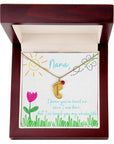 I Love You Nana Necklace with Birthstone