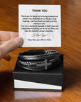 Loving Husband and Father Leather Bracelet