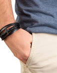 Loving Husband and Father Leather Bracelet
