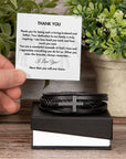 Loving Husband and Father Leather Bracelet