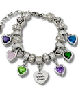 My Whole Heart Birthstone Bracelet