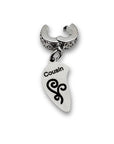 "Cousin" Left Half Heart Clip-on Charm