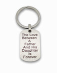 Father Daughter Eternal Love Keychain