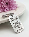 Father Daughter Keychain