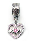 "Mom Heart" Clip-on Charm