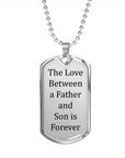 Father Son Eternal Love Necklace