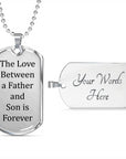 Father Son Eternal Love Necklace