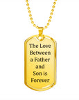 Father Son Eternal Love Necklace