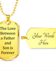 Father Son Eternal Love Necklace