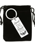 Loved Beyond Words Engravable Keychain