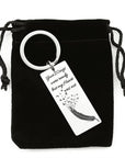 Your Wings Were Ready Engravable Keychain