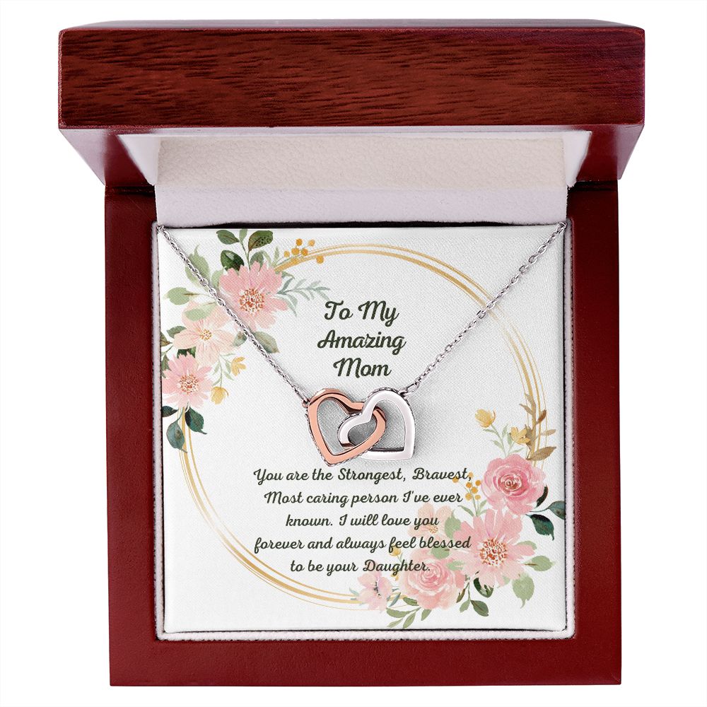 Mother Daughter Heart to Heart Necklace