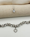 Her Birthstone Gift Set (Birthstone Bracelet & Necklace Set)