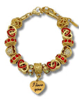 Gold I Love You Bracelet