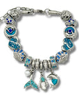 Splash of Blue Gift Set - Bracelet & Earrings