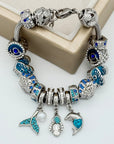 Splash of Blue Gift Set - Bracelet & Earrings