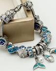 Splash of Blue Gift Set - Bracelet & Earrings