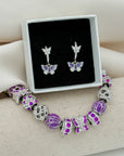 Wisteria Wings Gift Set - Bracelet & Earrings