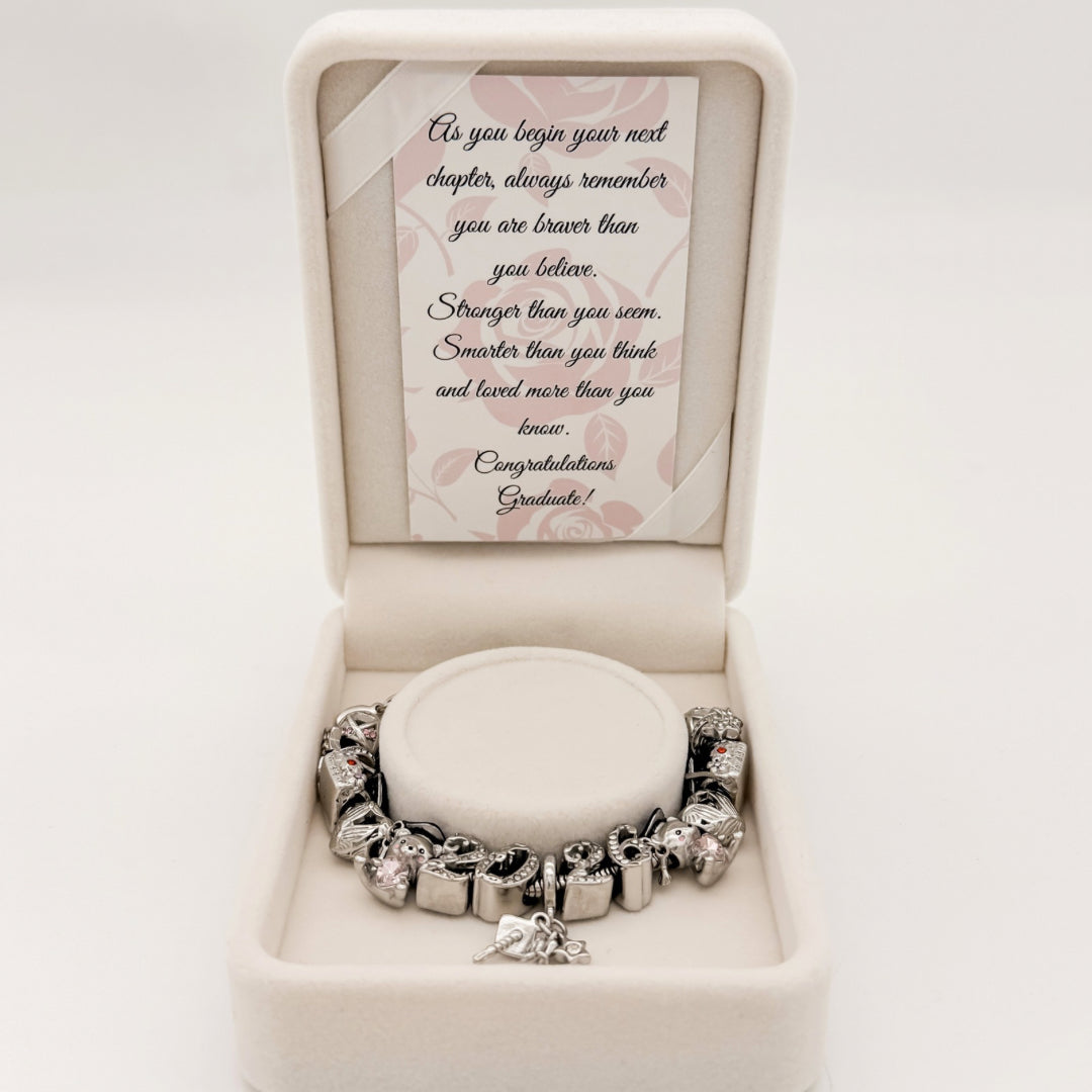Graduation 2026 Bracelet &amp; Necklace Gift Set