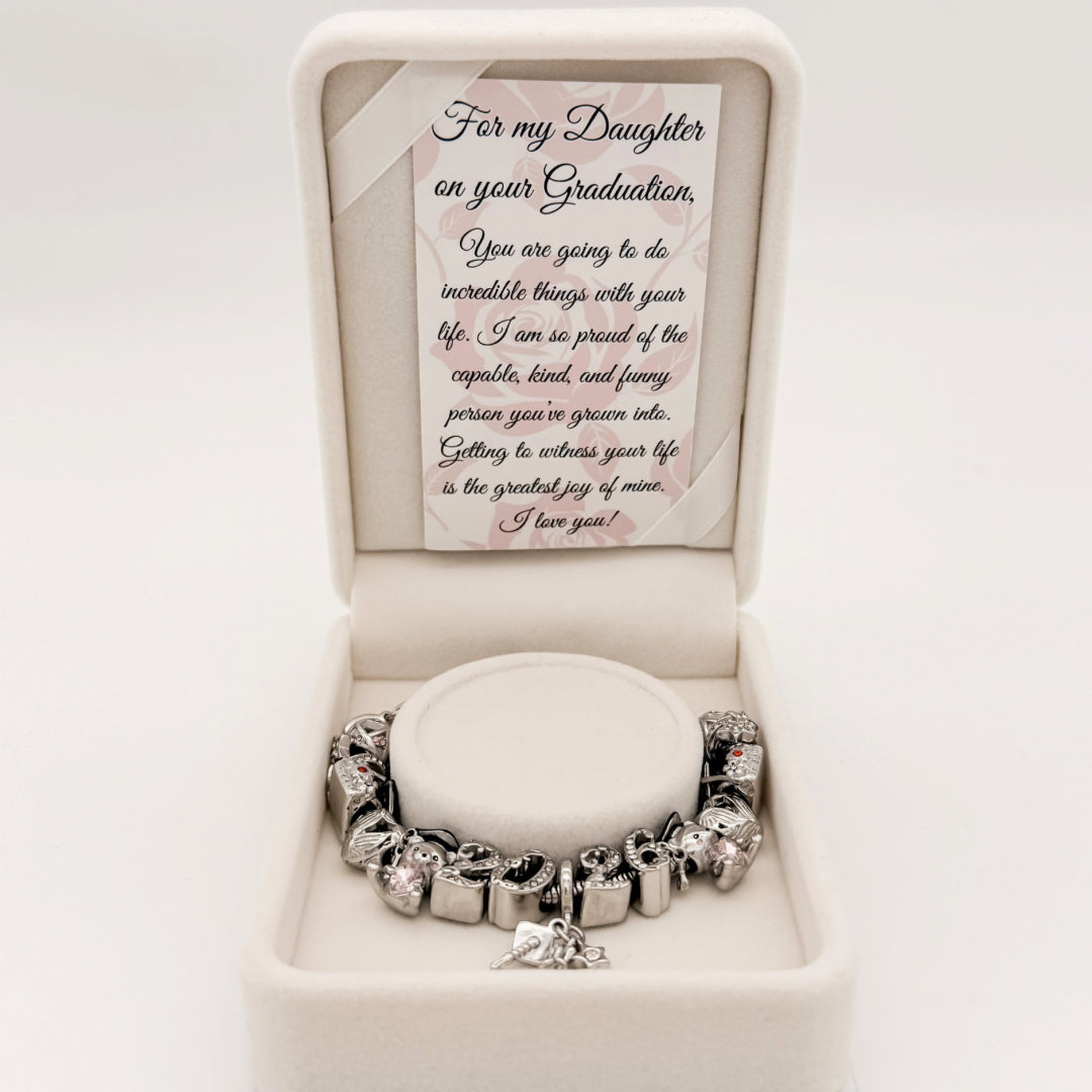 Graduation 2026 Bracelet &amp; Necklace Gift Set