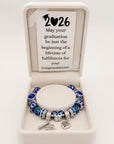 Blue Butterfly Graduation Bracelet & Necklace Set