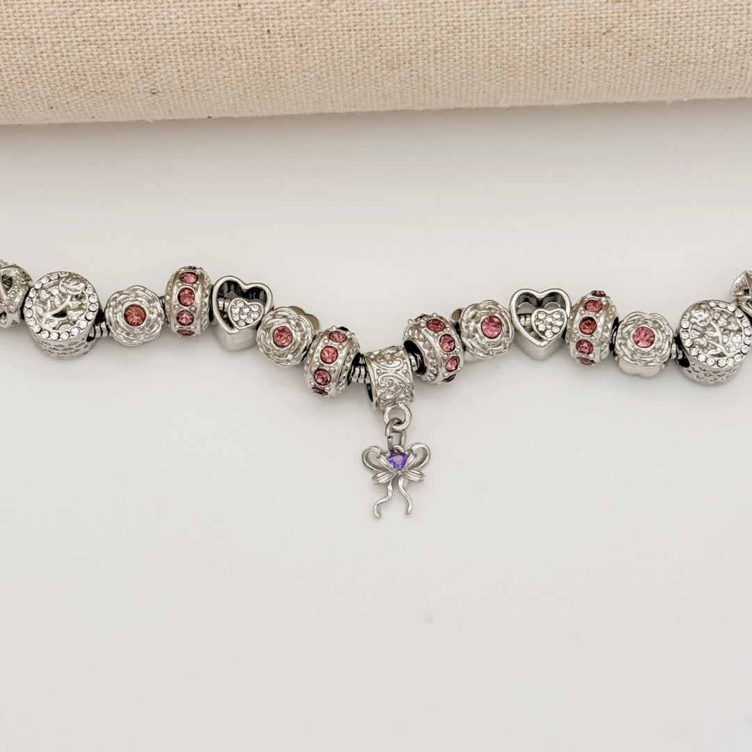 Limited Edition: Ribbons &amp; Bows Bracelet &amp; Necklace Gift Set