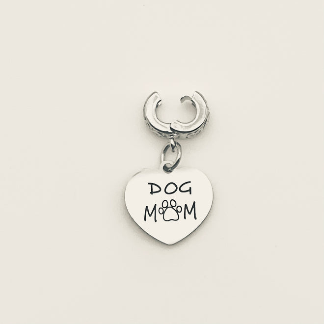 "Dog Mom" Clip-on Charm