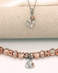 The Heart That Raised Me Bracelet & Necklace Gift Set