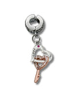 Heart & Key Clip-on Charm