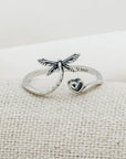 Dragonfly Heart Ring