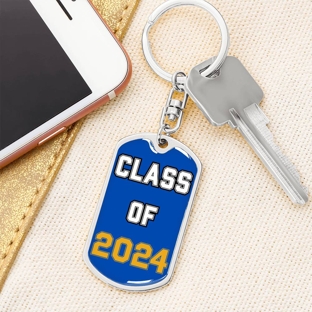 Class of 2024 Keychain for Him