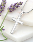 He is Risen Cross Necklace
