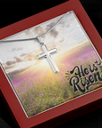 He is Risen Cross Necklace