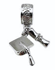 "Graduation Cap and Scroll" Clip-on Charm