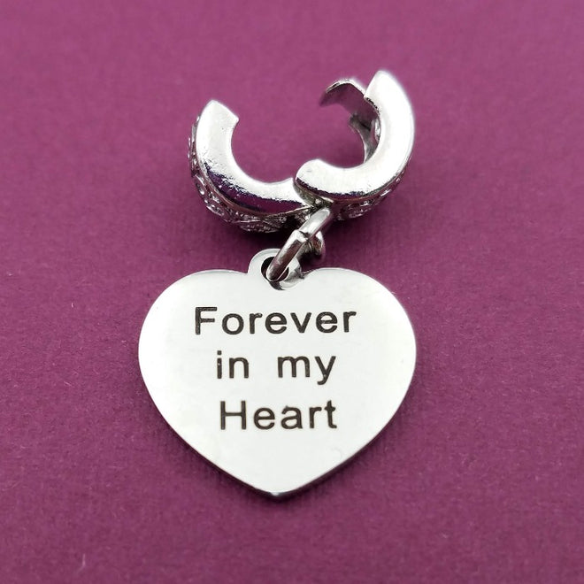 "Forever in my Heart" Clip-on Charm