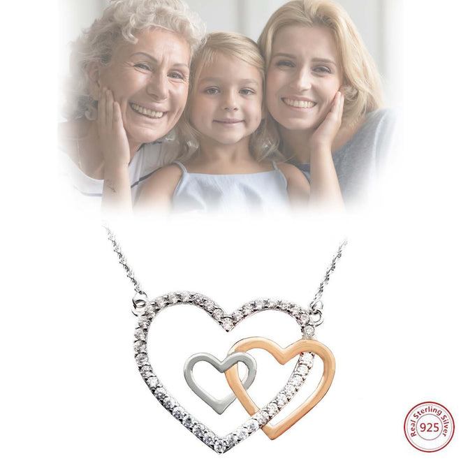 Three Generations Sterling Silver Necklace