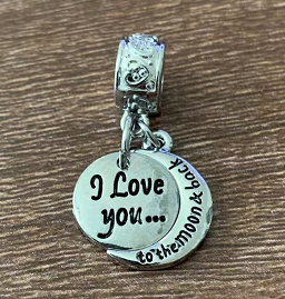 "I Love You To The Moon" Clip-on Charm