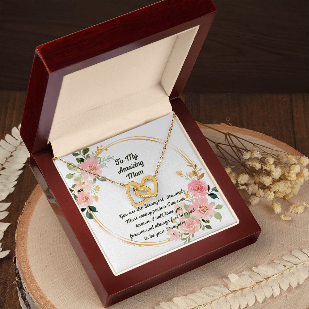 Mother Daughter Heart to Heart Necklace