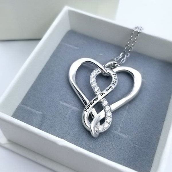 Forever in my heart necklace in box