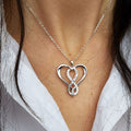 forever in my heart necklace worn 
